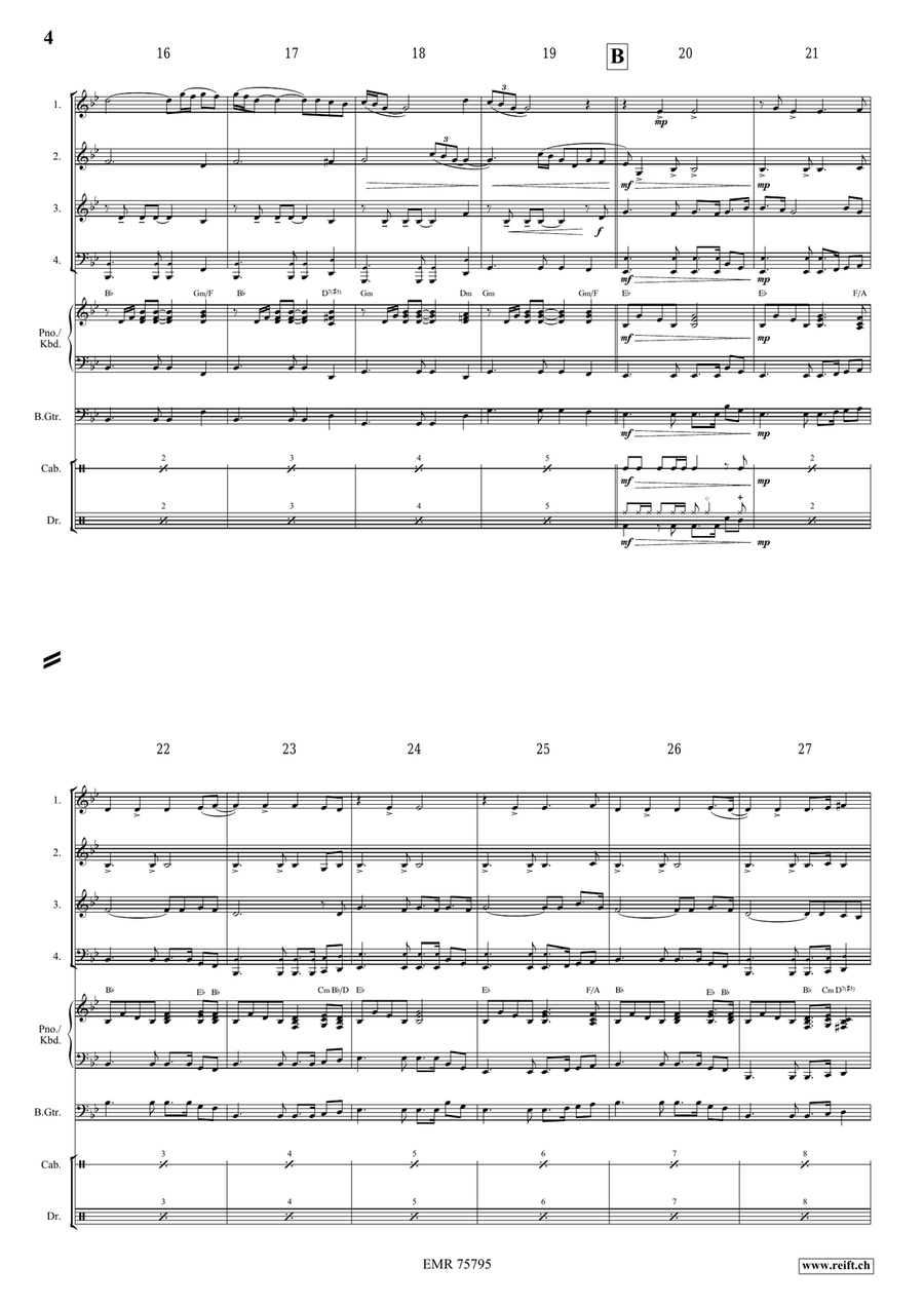 El Condor Pasa El Condor Pasa Woodwind Quartet scores gallery preview page 4