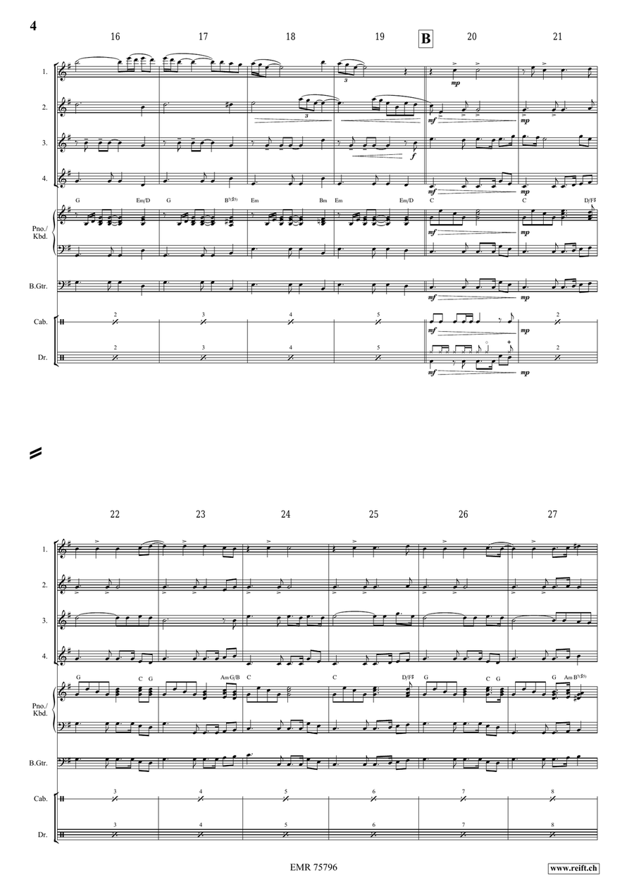 El Condor Pasa El Condor Pasa Flute Quartet scores gallery preview page 4