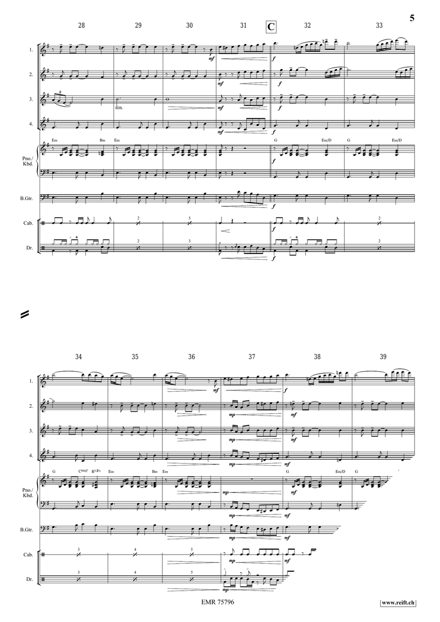 El Condor Pasa El Condor Pasa Flute Quartet scores gallery preview page 5