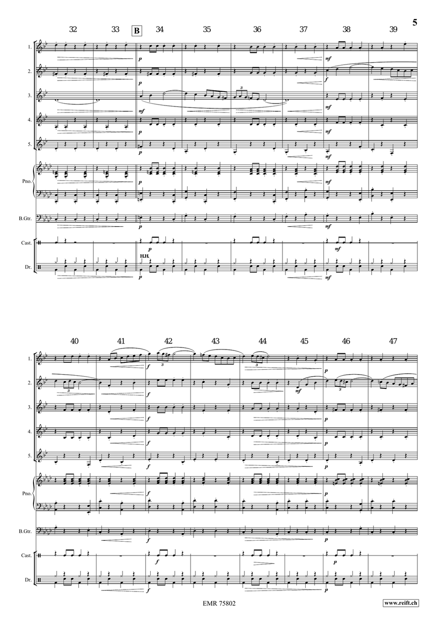 Gallito Gallito Clarinet Quintet scores gallery preview page 5
