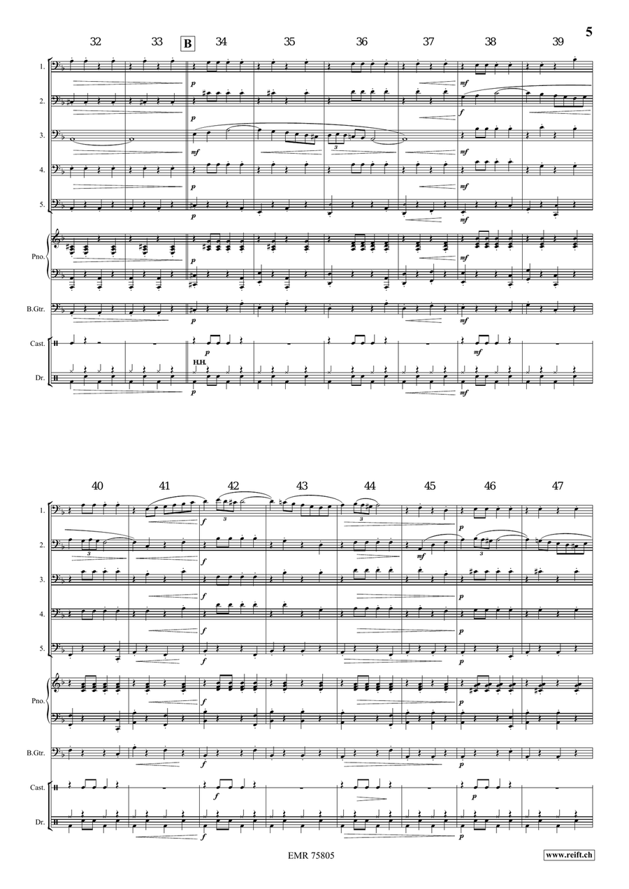 Gallito Gallito Trombone scores gallery preview page 5