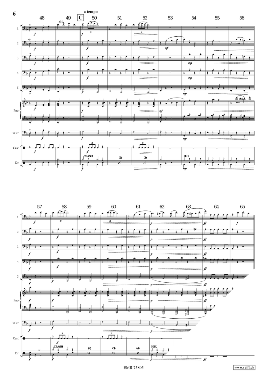 Gallito Gallito Trombone scores gallery preview page 6