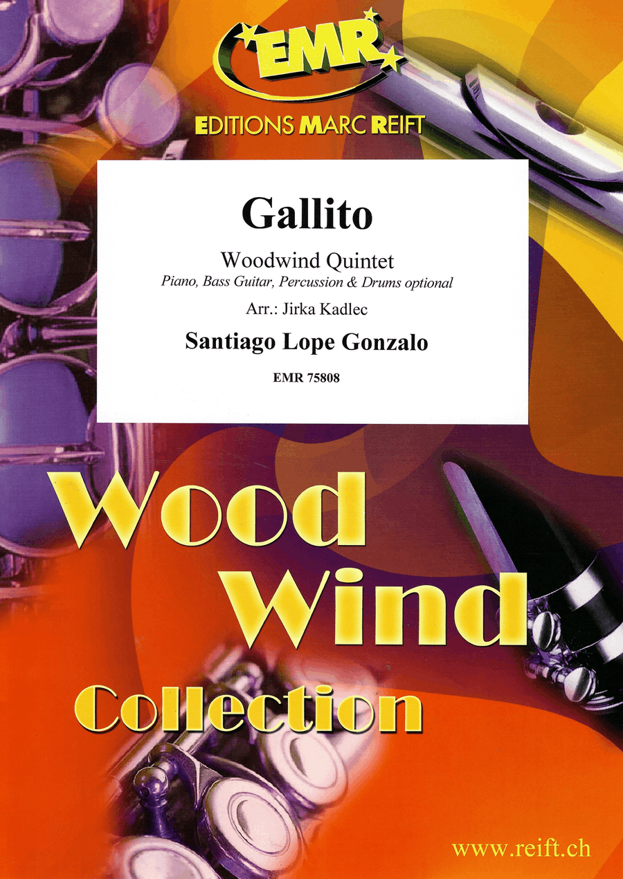 Gallito Gallito Woodwind Quintet scores gallery preview page 1