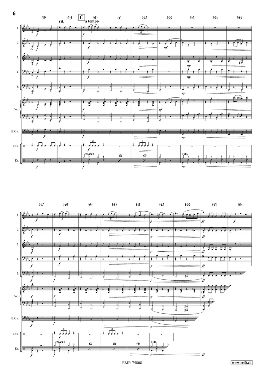Gallito Gallito Woodwind Quintet scores gallery preview page 6