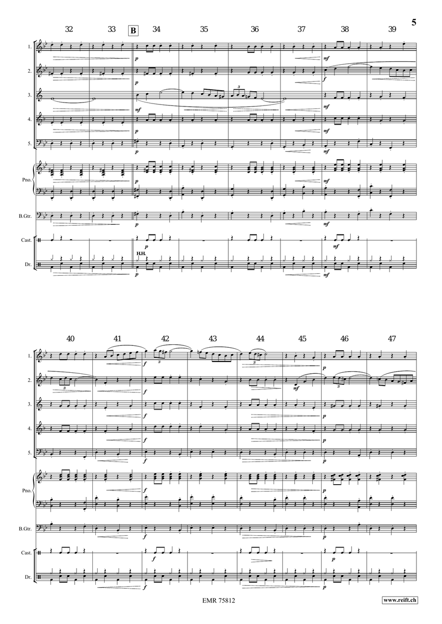 Gallito Gallito Woodwind Quintet scores gallery preview page 5