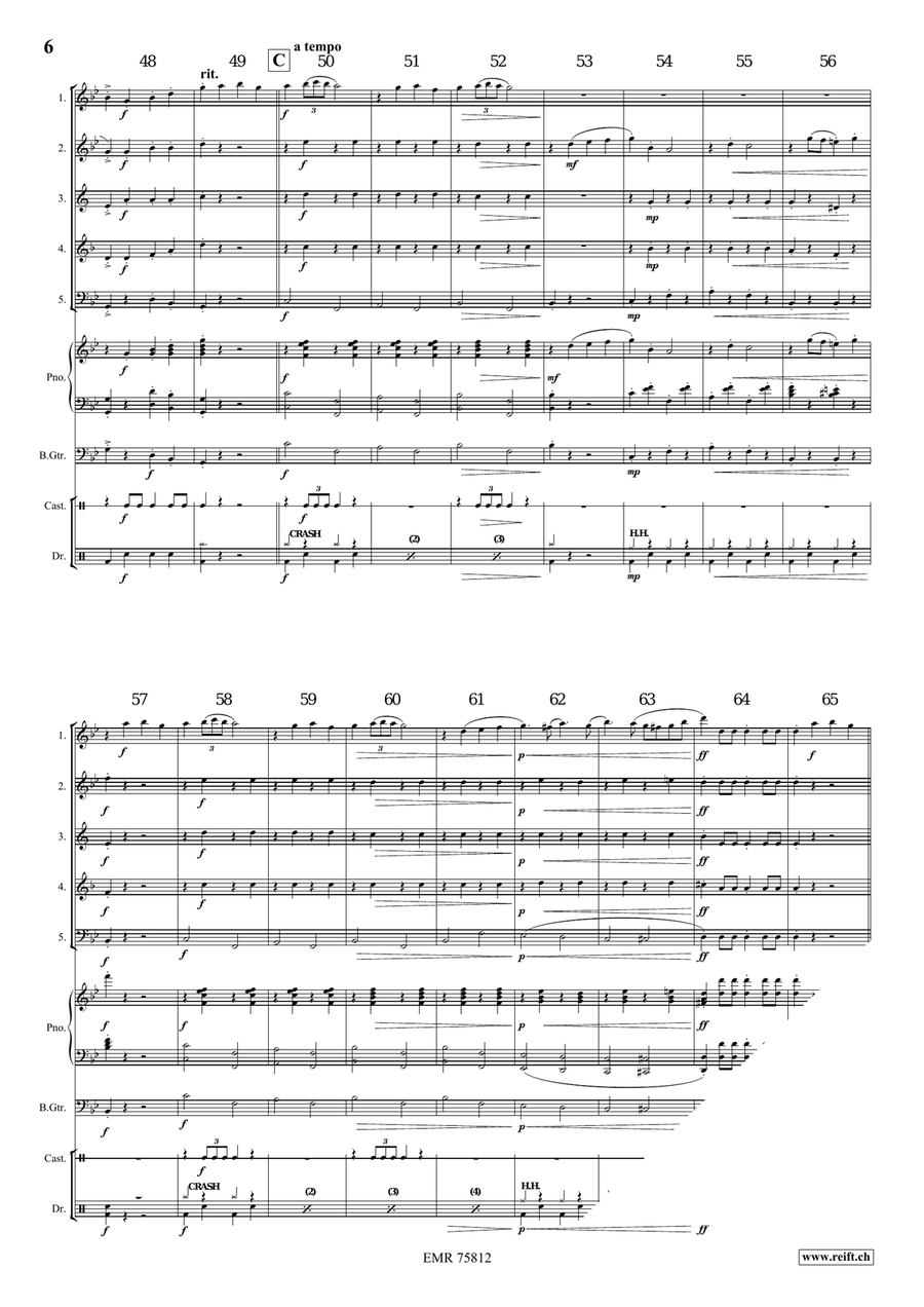 Gallito Gallito Woodwind Quintet scores gallery preview page 6