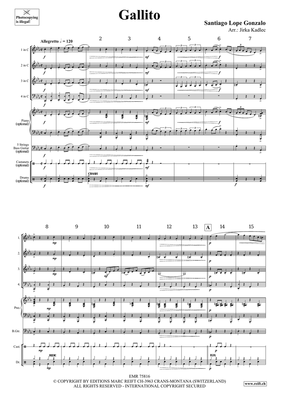 Gallito Gallito Score scores gallery preview page 3