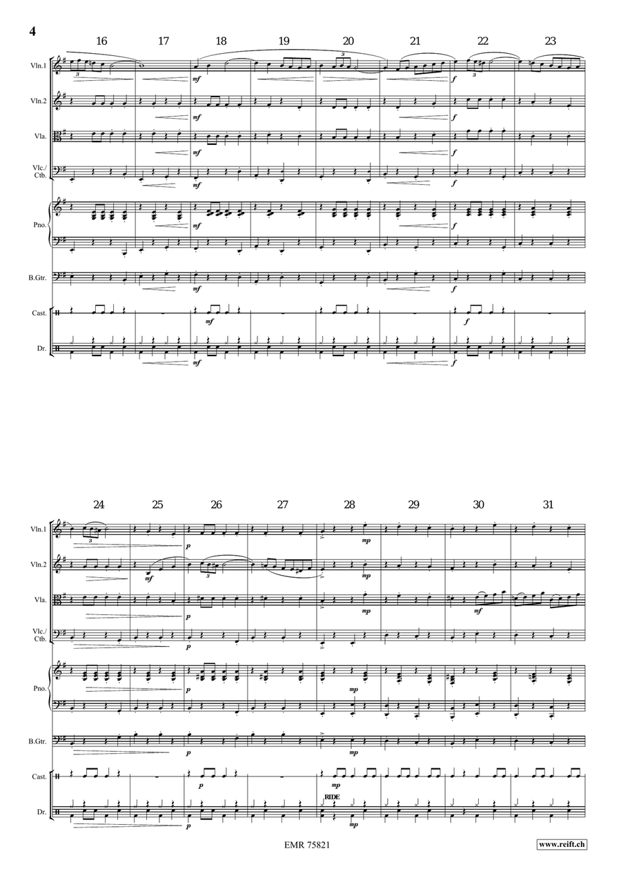 Gallito Gallito String Quartet scores gallery preview page 4