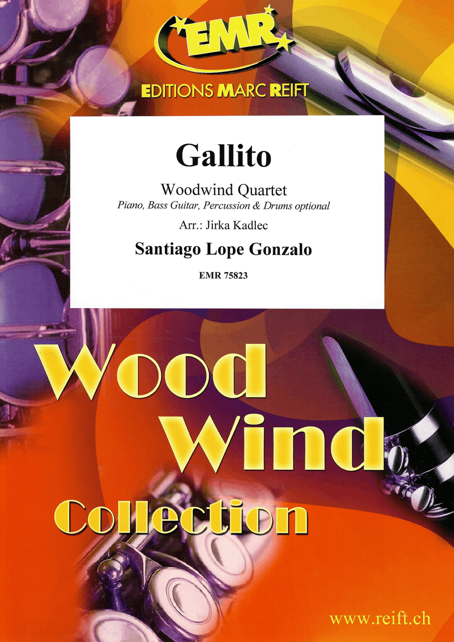Gallito Gallito Woodwind Quartet scores gallery preview page 1