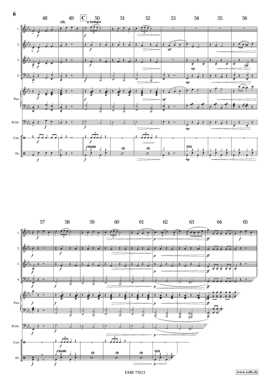 Gallito Gallito Woodwind Quartet scores gallery preview page 6