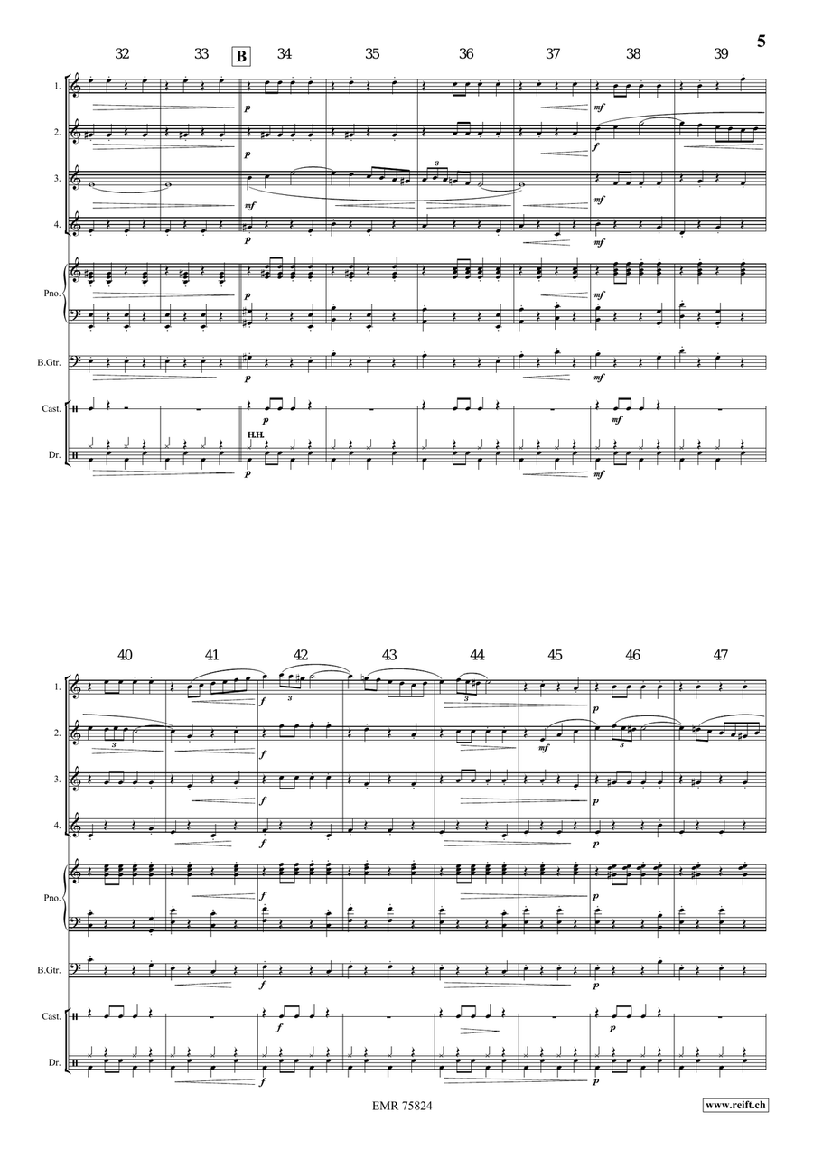Gallito Gallito Flute Quartet scores gallery preview page 5