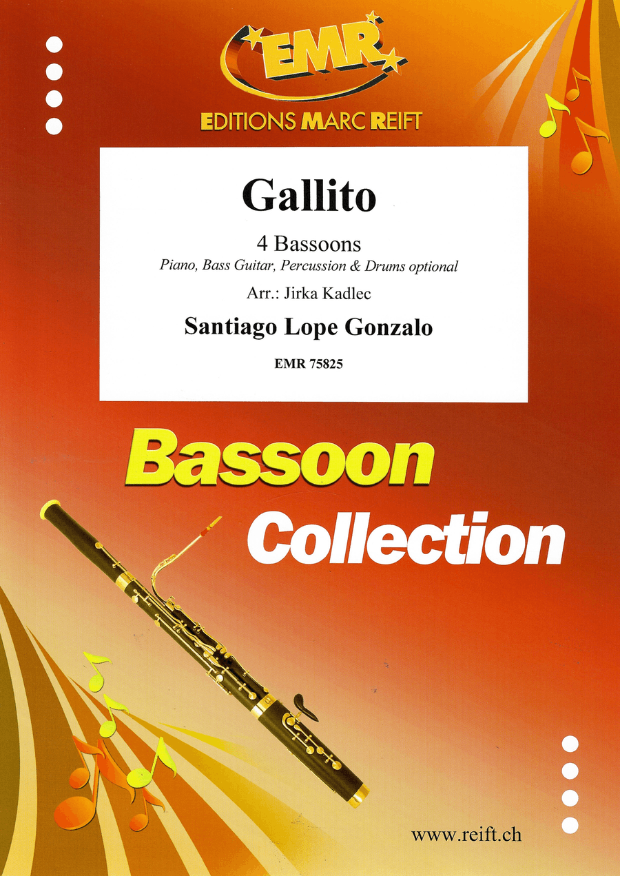 Gallito Gallito Bassoon Quartet scores gallery preview page 1