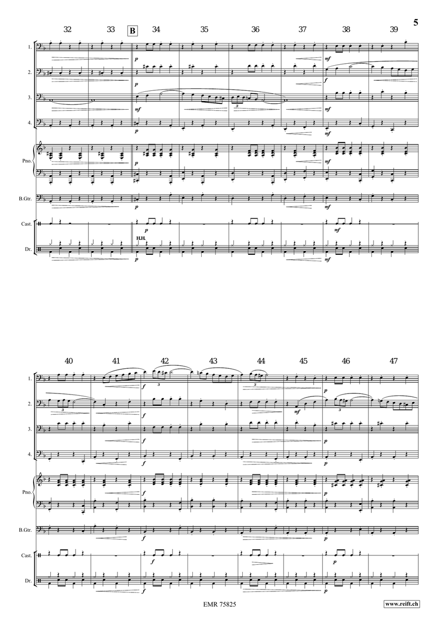 Gallito Gallito Bassoon Quartet scores gallery preview page 5