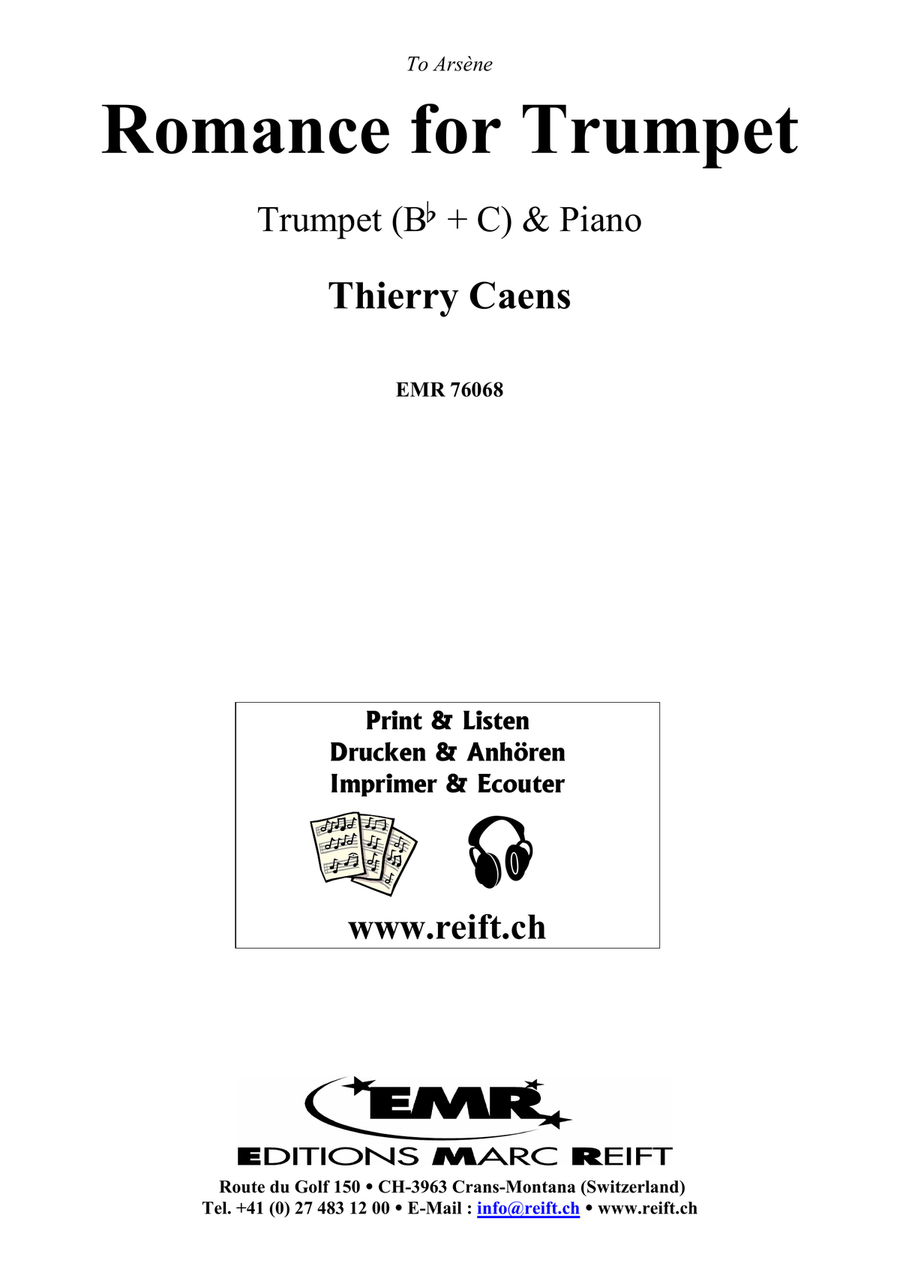 Romance for Trumpet Romance for Trumpet Trumpet Solo scores gallery preview page 2
