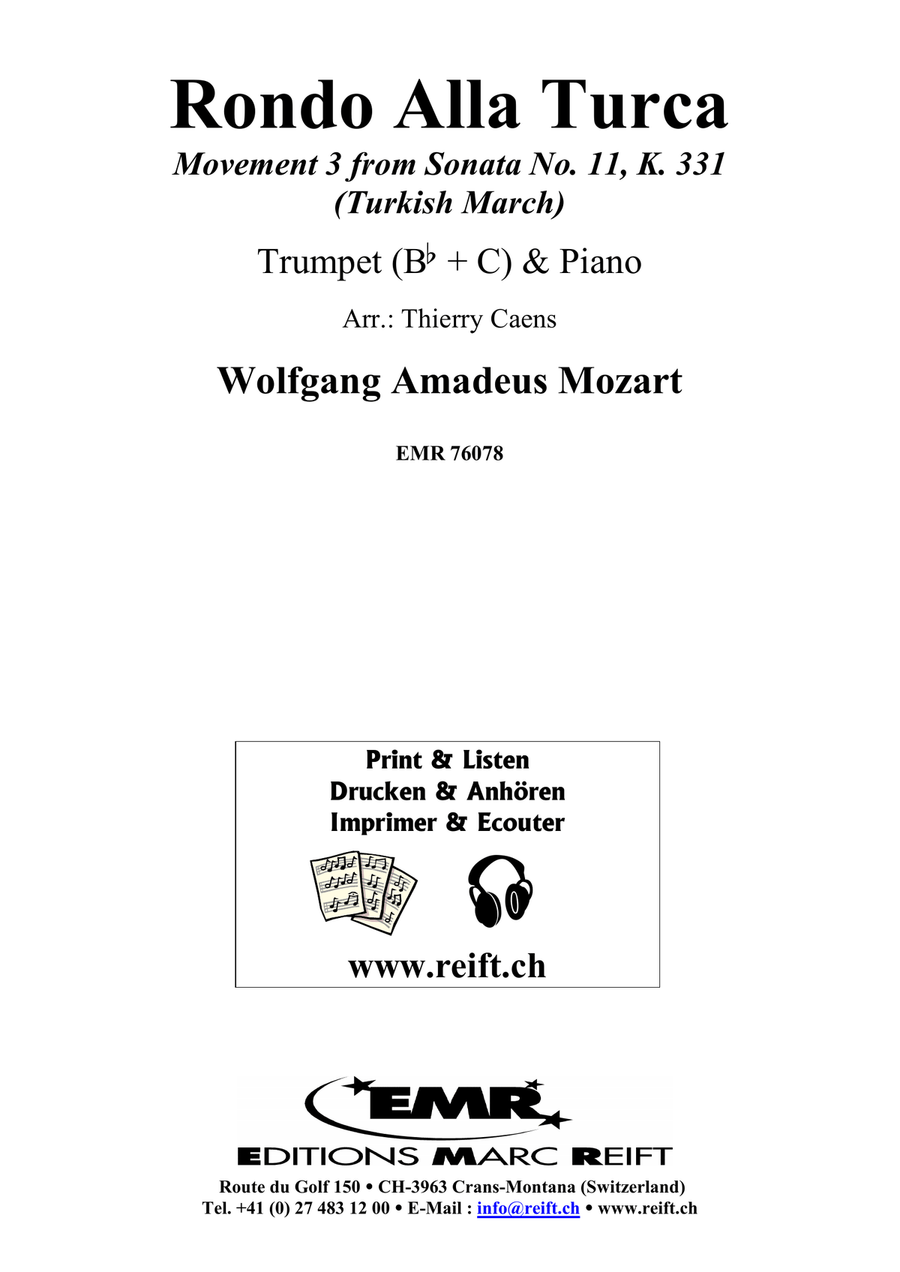Rondo Alla Turca Rondo Alla Turca Trumpet Solo scores gallery preview page 2