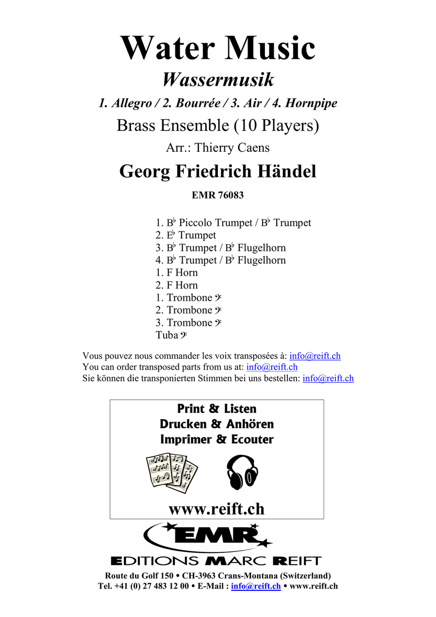 Water Music Water Music Score scores gallery preview page 2