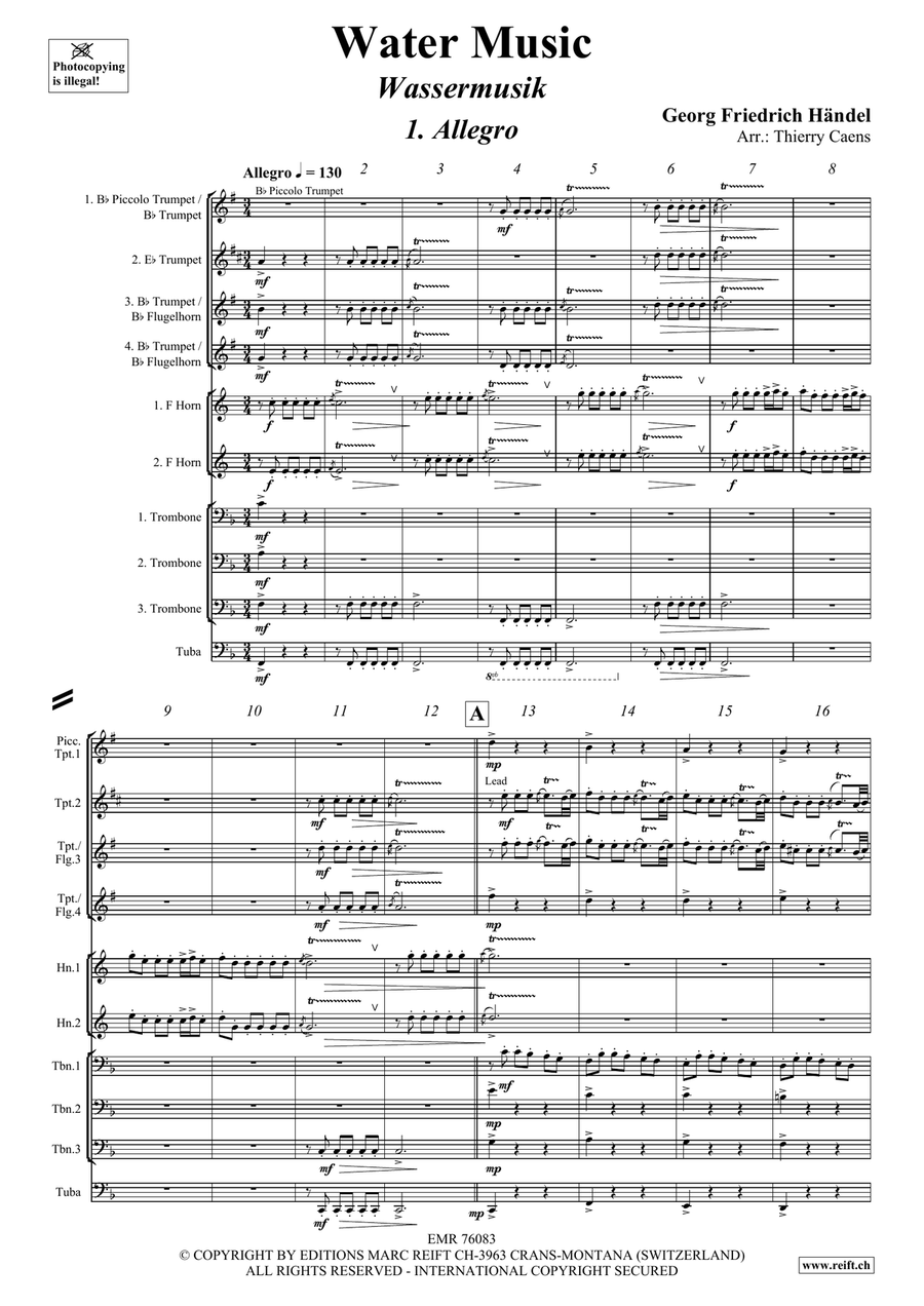 Water Music Water Music Score scores gallery preview page 3
