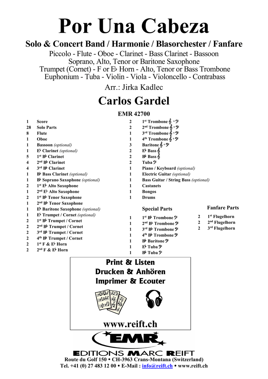 Por Una Cabeza Por Una Cabeza Bassoon scores gallery preview page 2