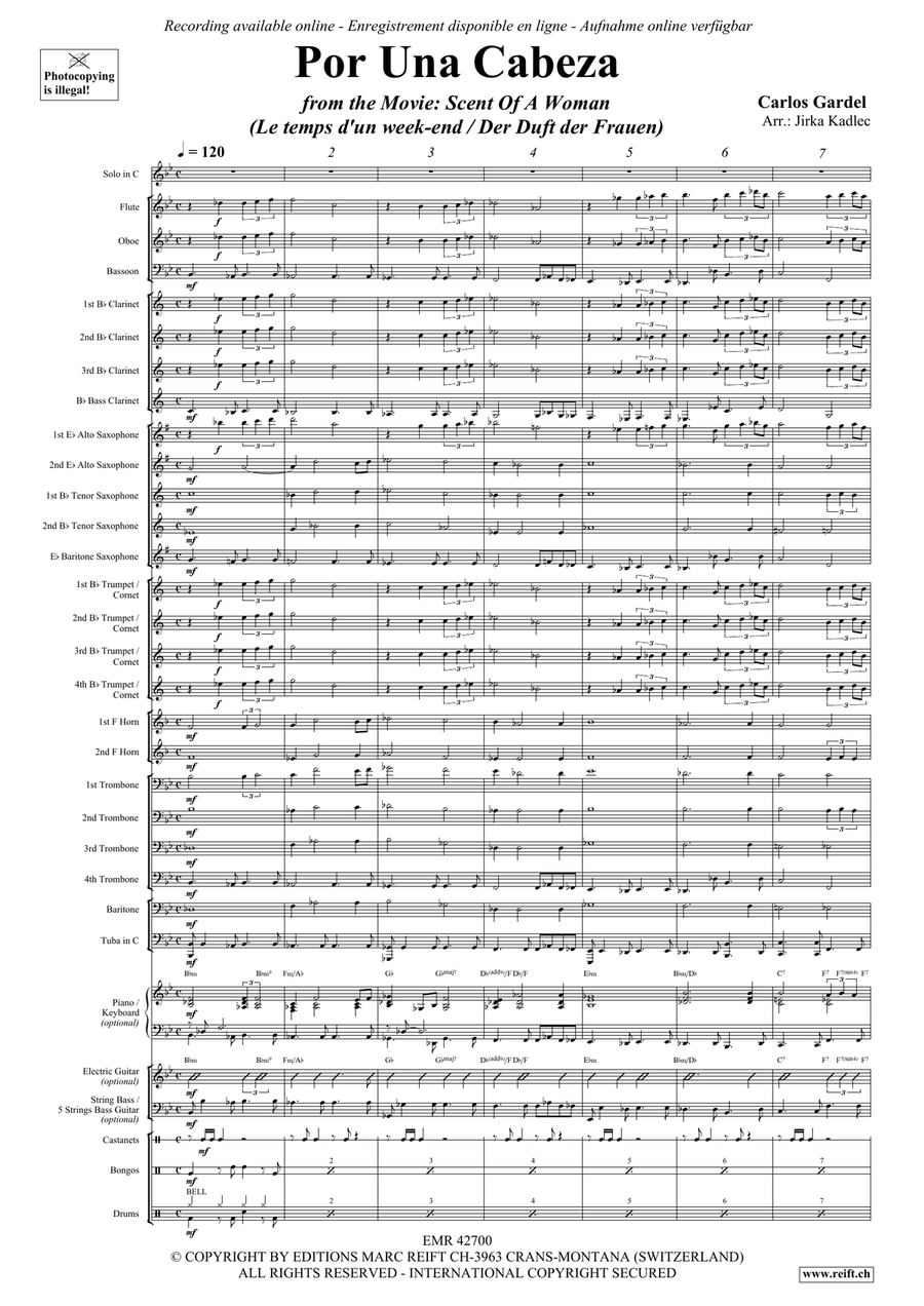 Por Una Cabeza Por Una Cabeza Bassoon scores gallery preview page 3