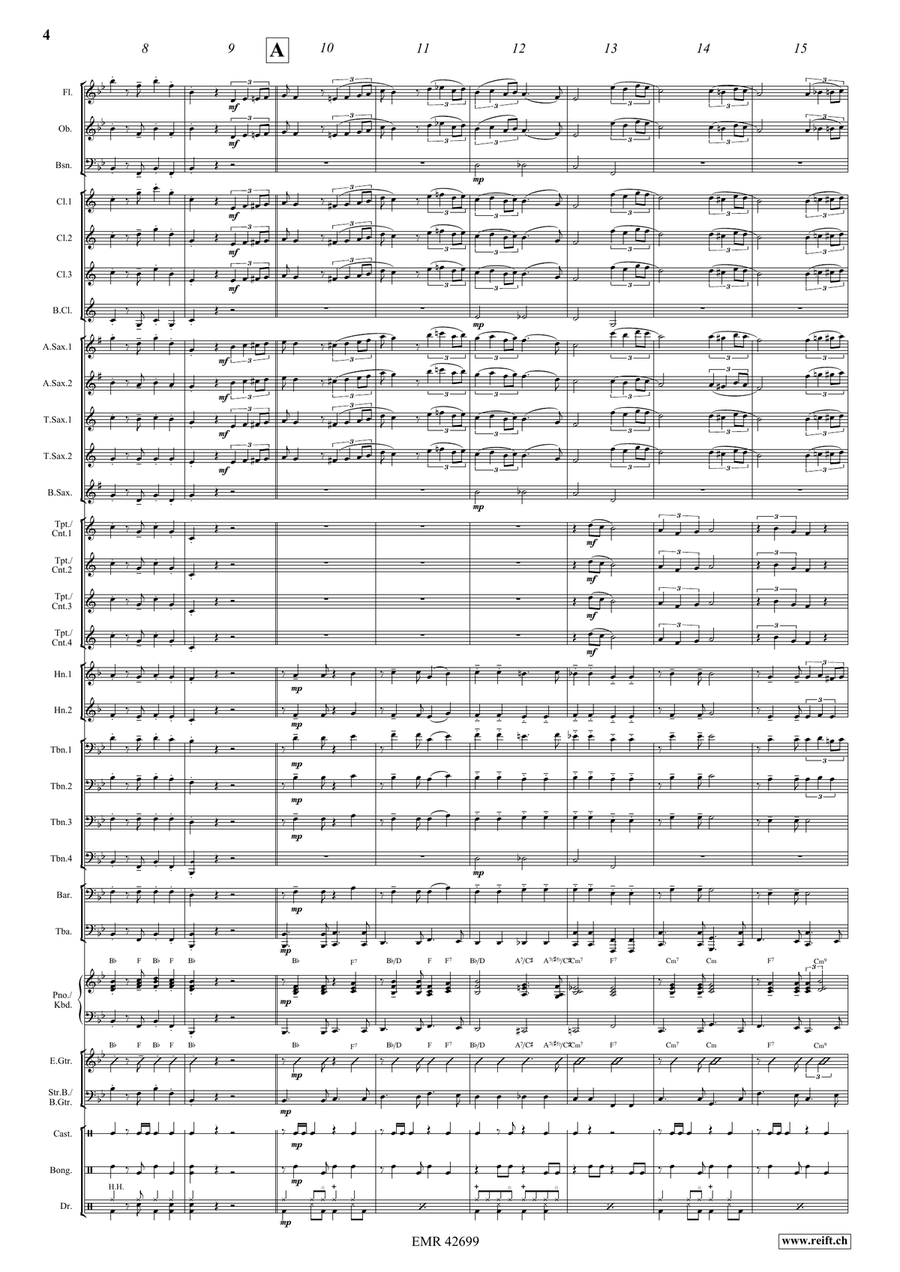 Por Una Cabeza Por Una Cabeza Concert Band scores gallery preview page 5