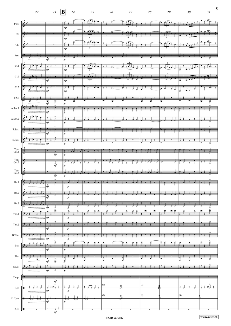La Toma del Gurugú La Toma del Gurugú Concert Band scores gallery preview page 5