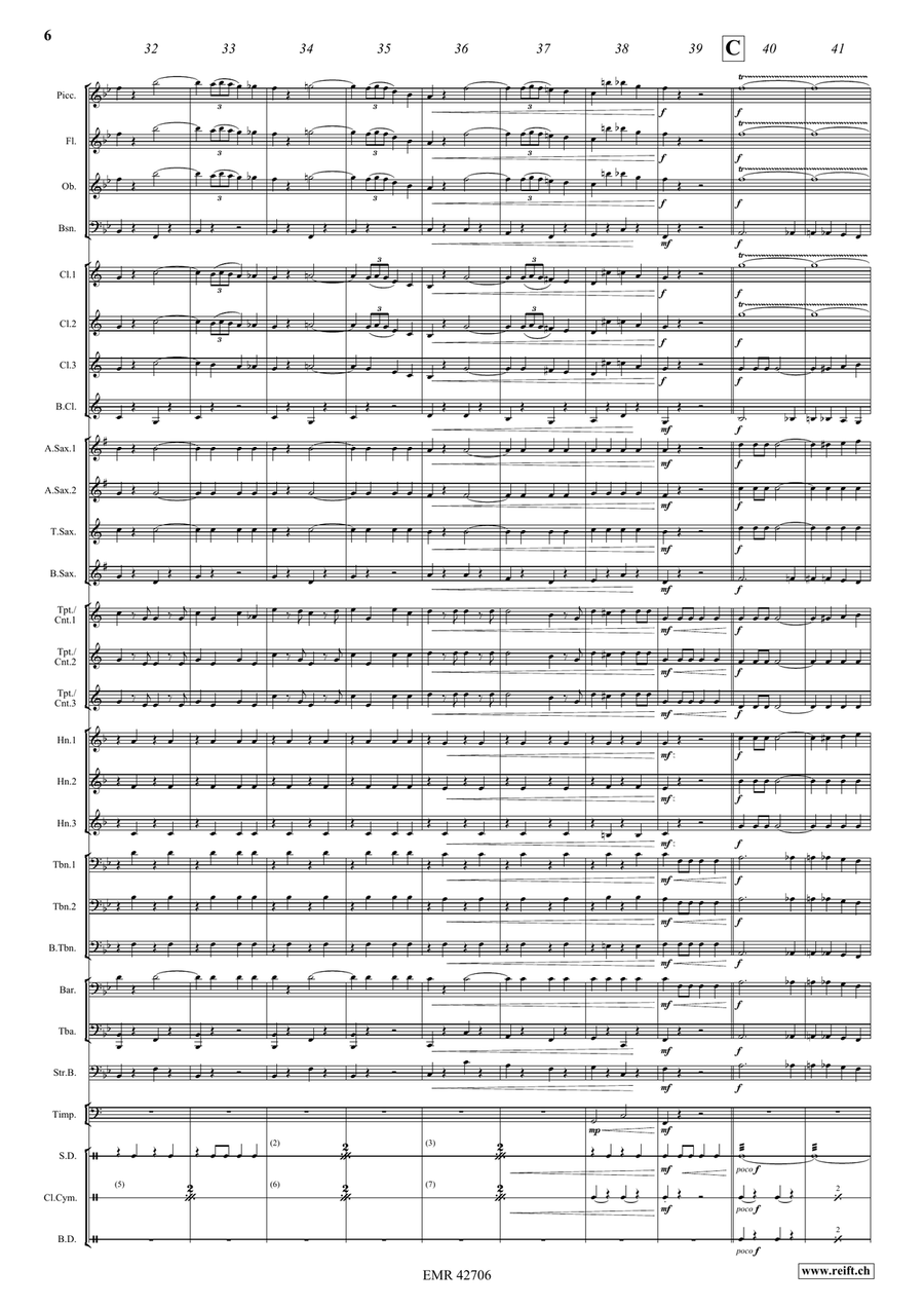 La Toma del Gurugú La Toma del Gurugú Concert Band scores gallery preview page 6