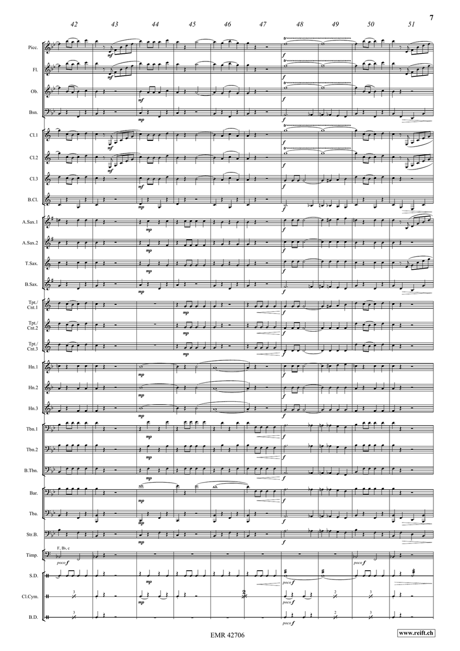 La Toma del Gurugú La Toma del Gurugú Concert Band scores gallery preview page 7