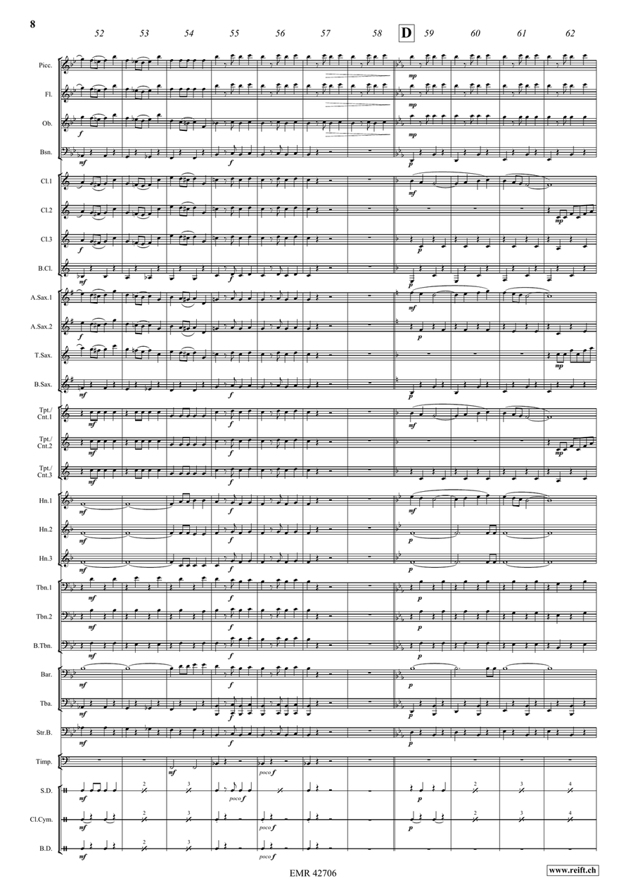 La Toma del Gurugú La Toma del Gurugú Concert Band scores gallery preview page 8