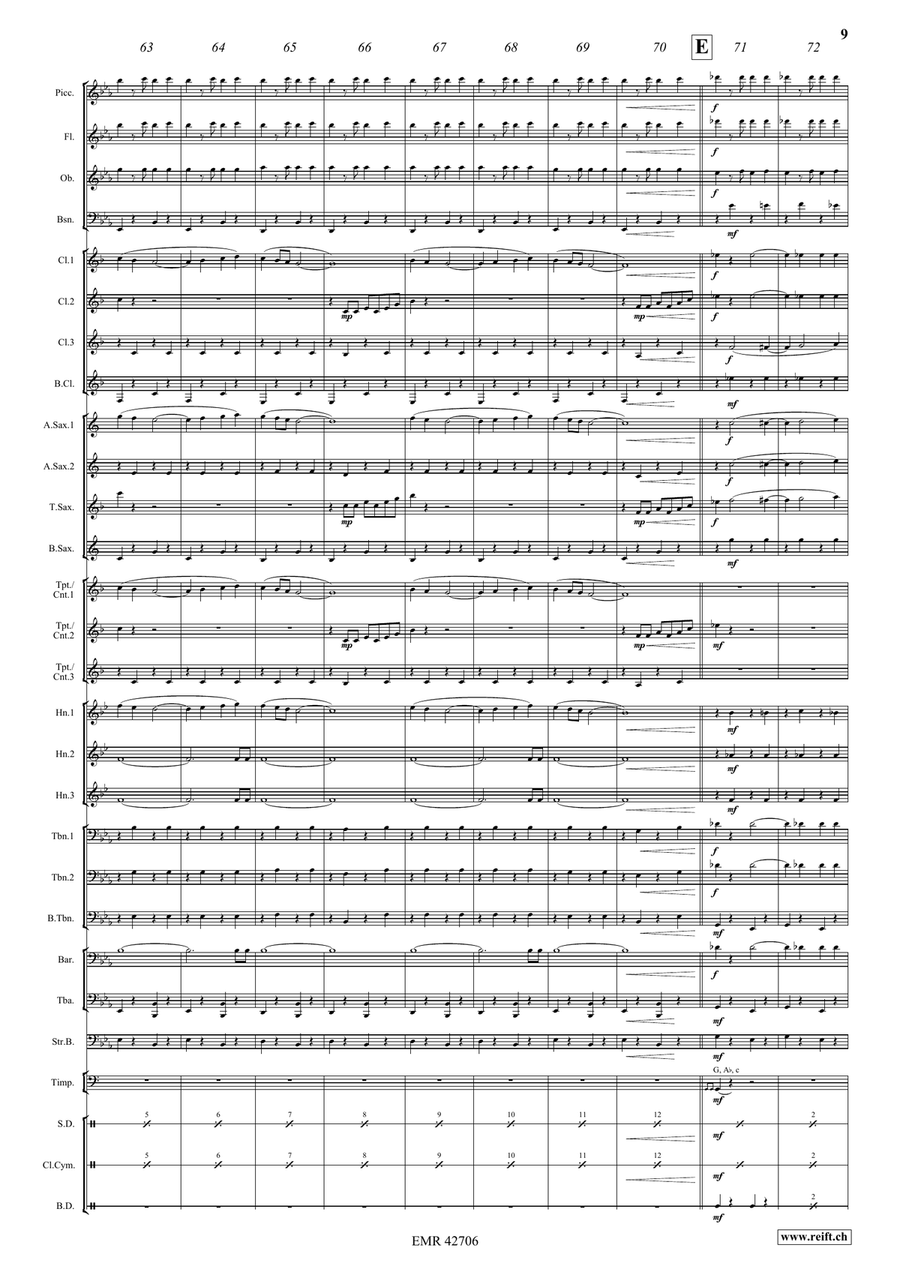 La Toma del Gurugú La Toma del Gurugú Concert Band scores gallery preview page 9