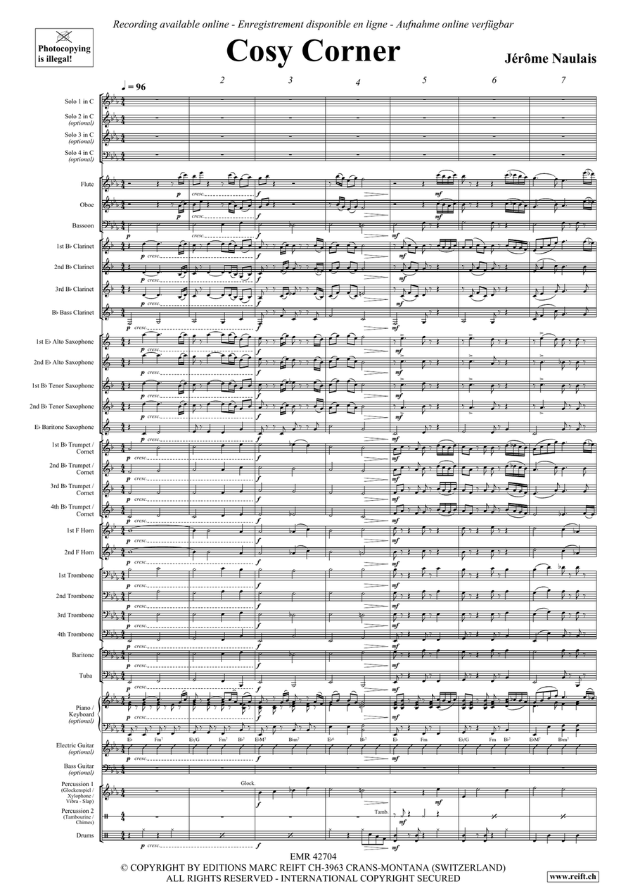 Cosy Corner Cosy Corner Concert Band scores gallery preview page 5