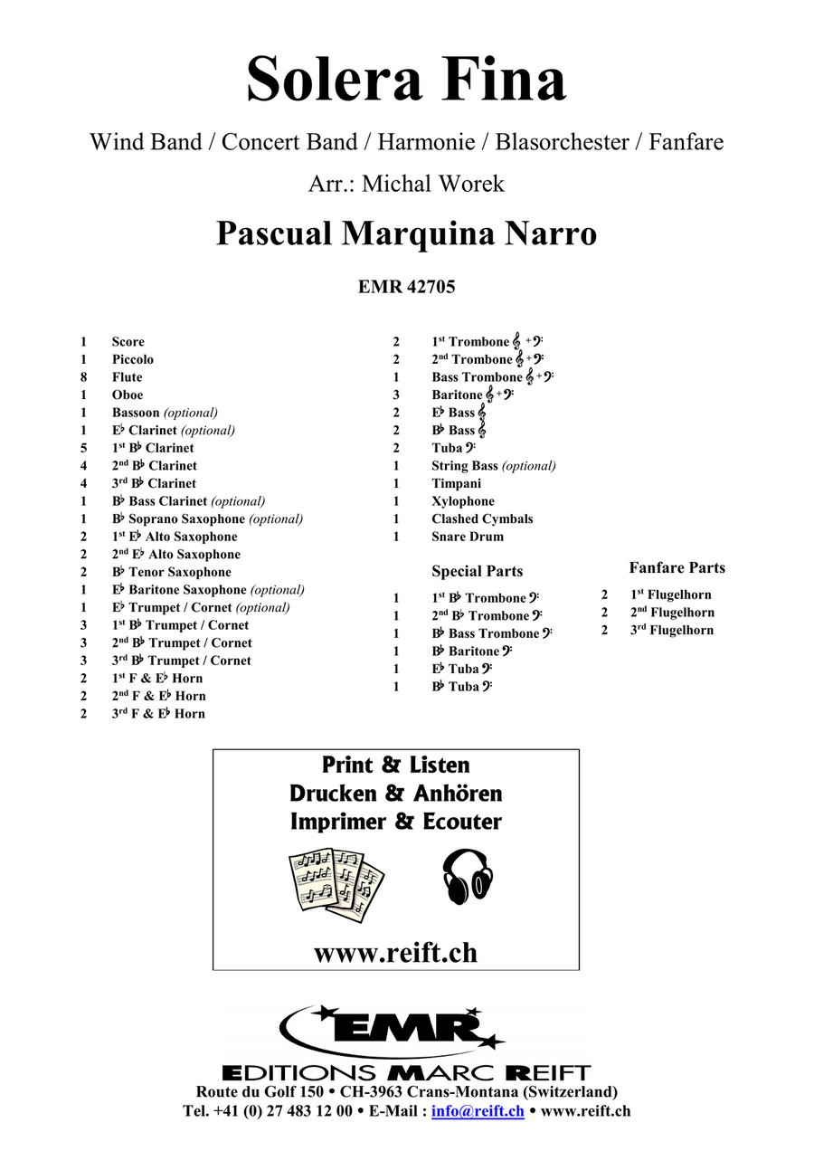 Solera Fina Solera Fina Concert Band scores gallery preview page 2