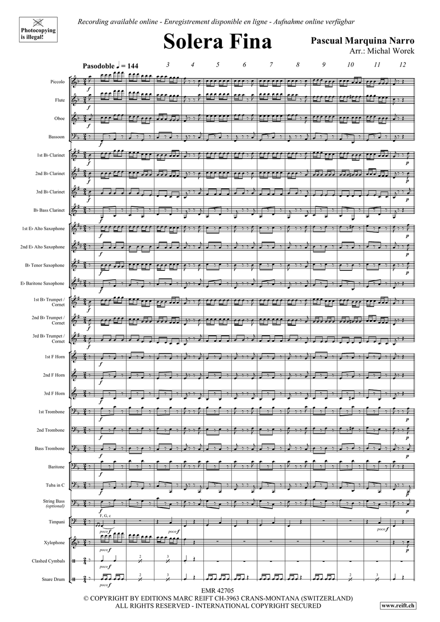 Solera Fina Solera Fina Concert Band scores gallery preview page 4