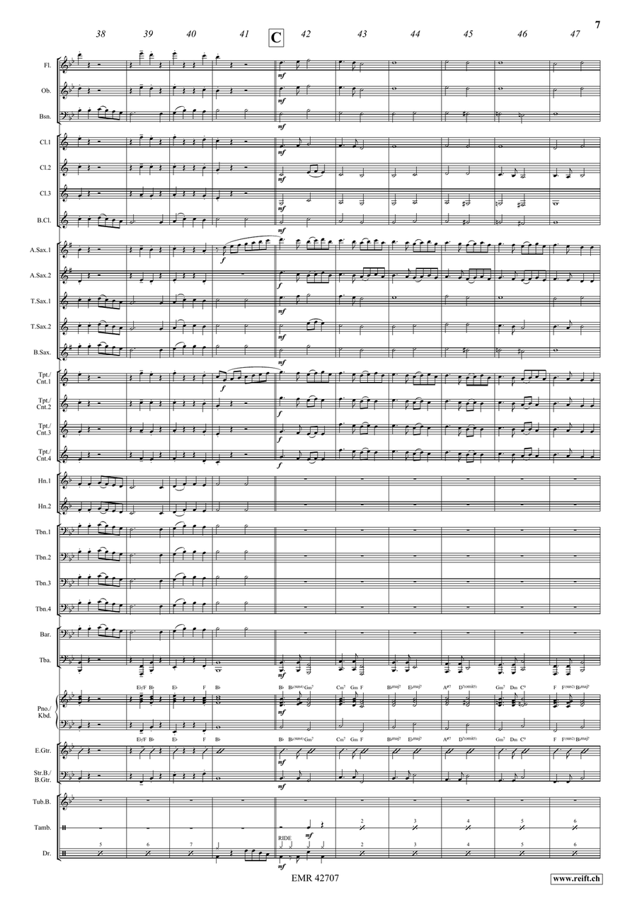 Ding Dong Merrily On High Concert Band scores gallery preview page 8