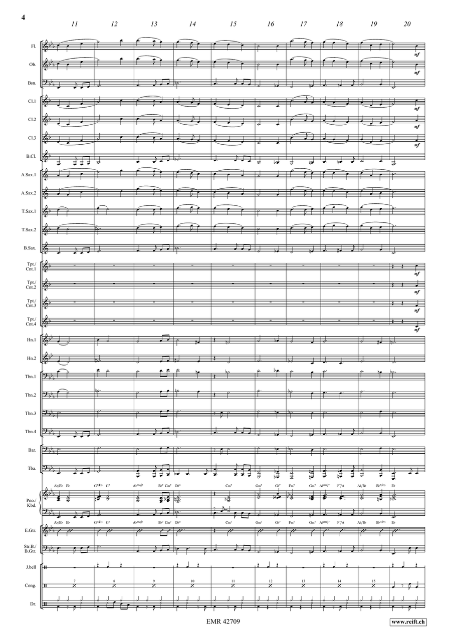 Away In A Manger Away In A Manger Concert Band scores gallery preview page 5