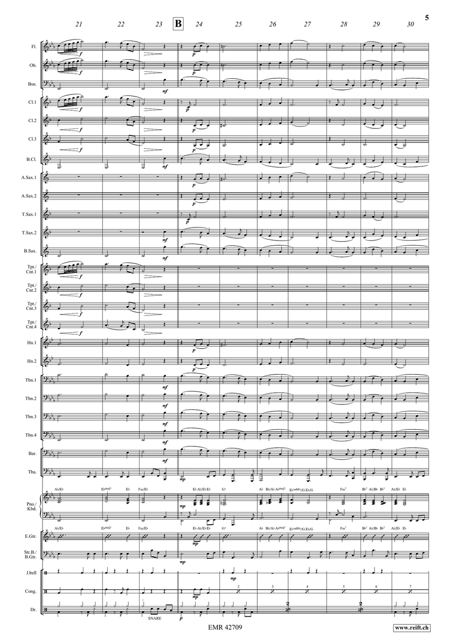 Away In A Manger Away In A Manger Concert Band scores gallery preview page 6
