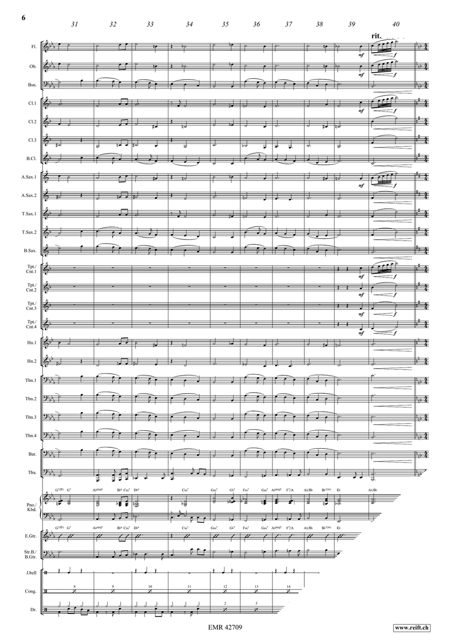 Away In A Manger Away In A Manger Concert Band scores gallery preview page 7