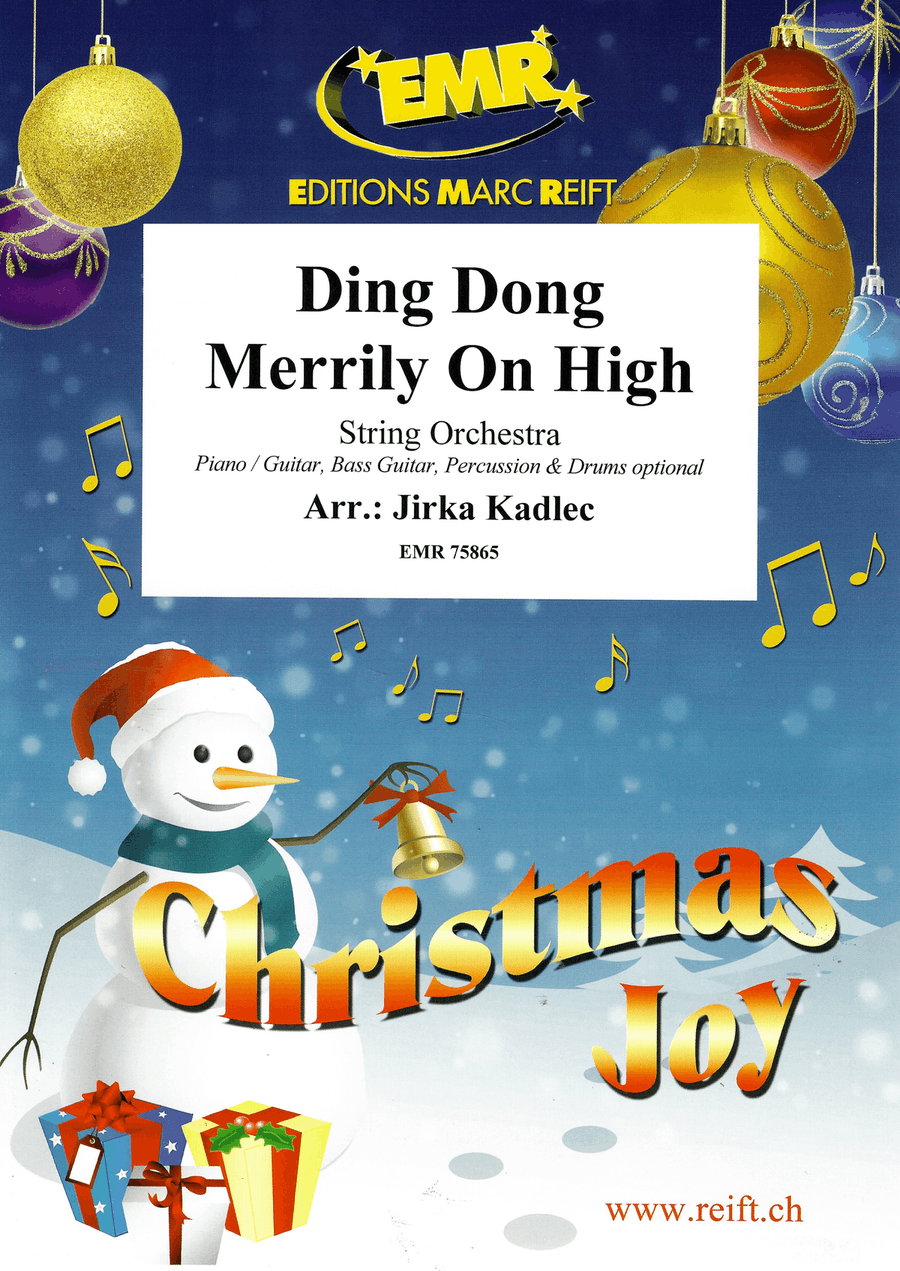 Ding Dong Merrily On High String Orchestra scores gallery preview page 1