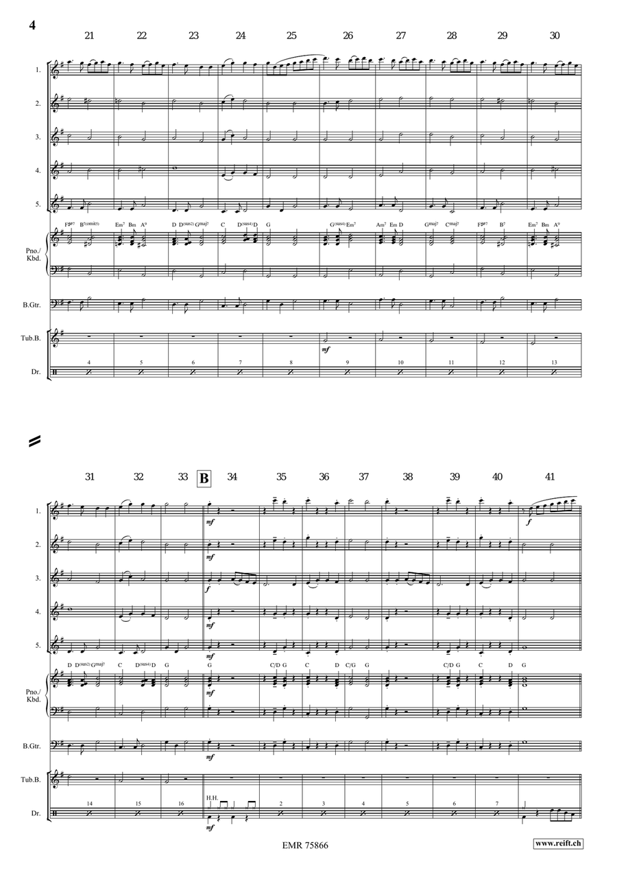 Ding Dong Merrily On High Flute scores gallery preview page 4