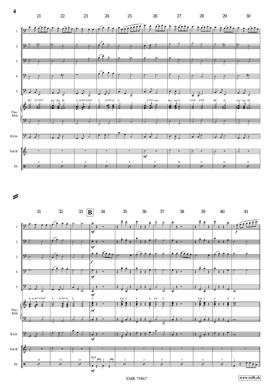 Ding Dong Merrily On High Bassoon scores gallery preview page 4