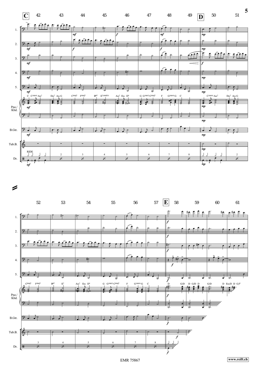 Ding Dong Merrily On High Bassoon scores gallery preview page 5