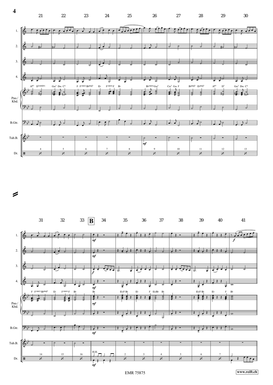 Ding Dong Merrily On High Cornet scores gallery preview page 4