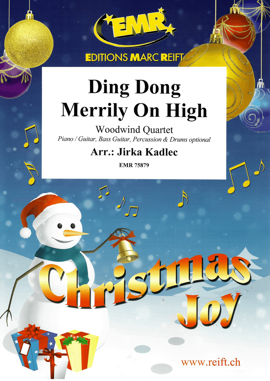 Ding Dong Merrily On High Woodwind Quartet scores gallery preview page 1