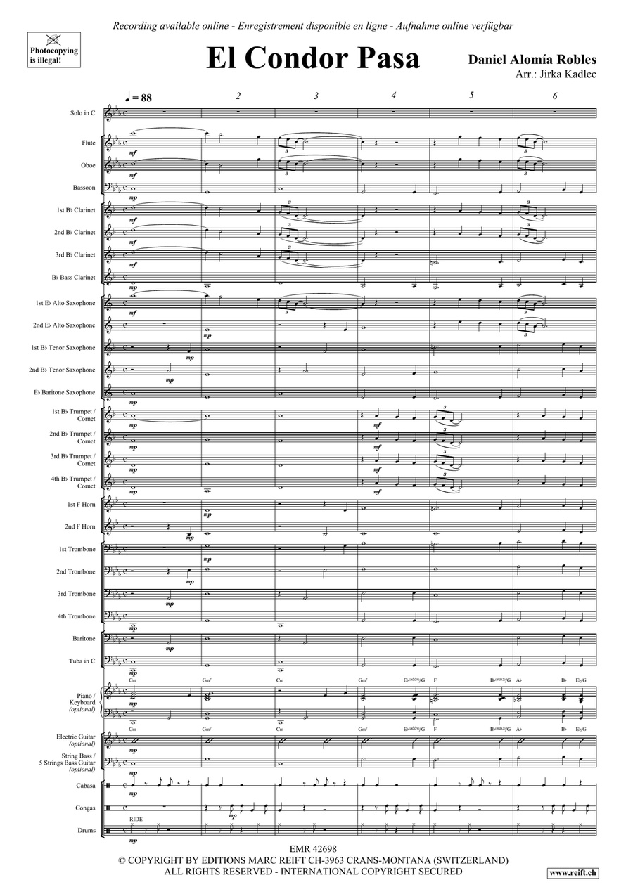 El Condor Pasa El Condor Pasa Bassoon scores gallery preview page 3