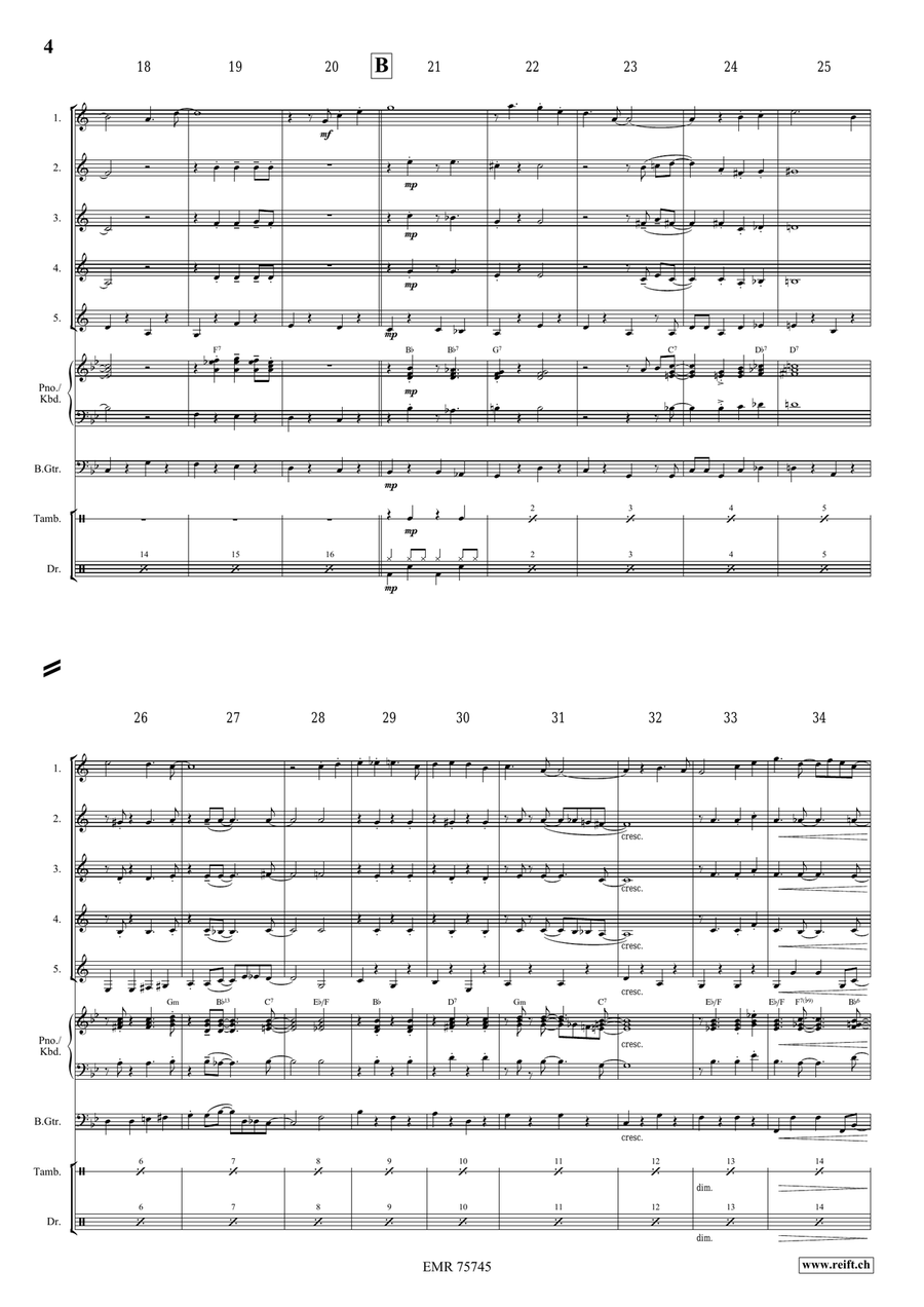 Indiana Indiana Clarinet Quintet scores gallery preview page 4