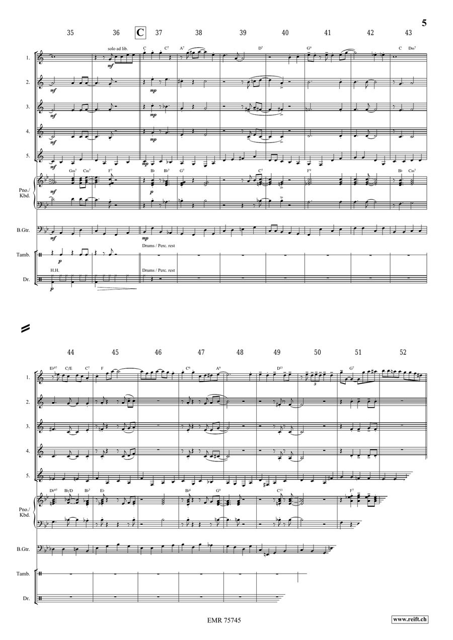 Indiana Indiana Clarinet Quintet scores gallery preview page 5