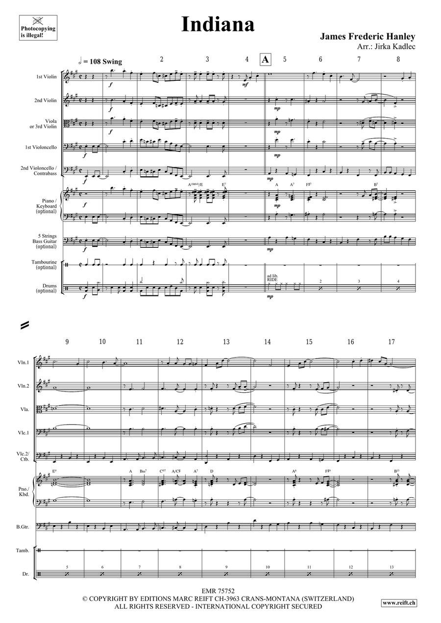 Indiana Indiana String Orchestra scores gallery preview page 3