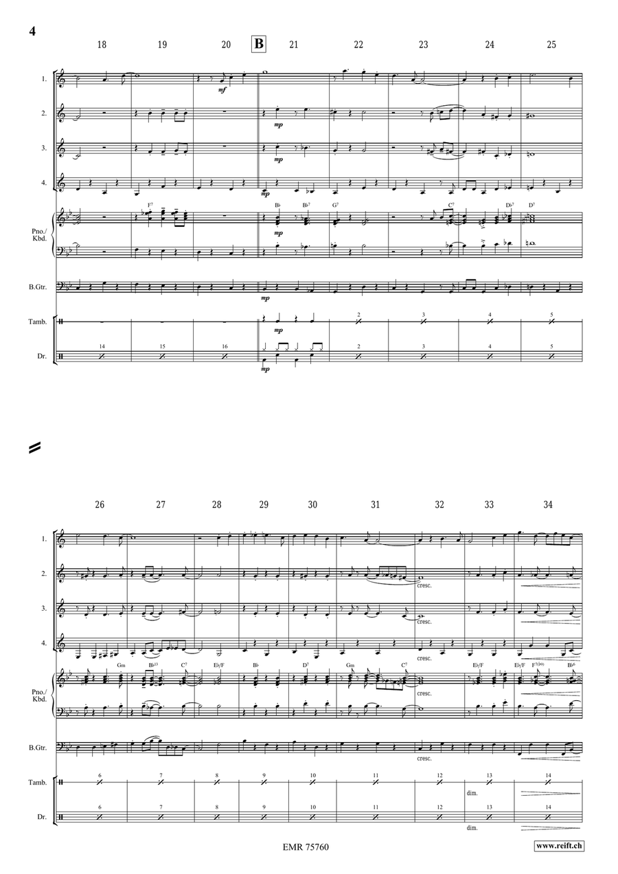 Indiana Indiana Clarinet Quartet scores gallery preview page 4