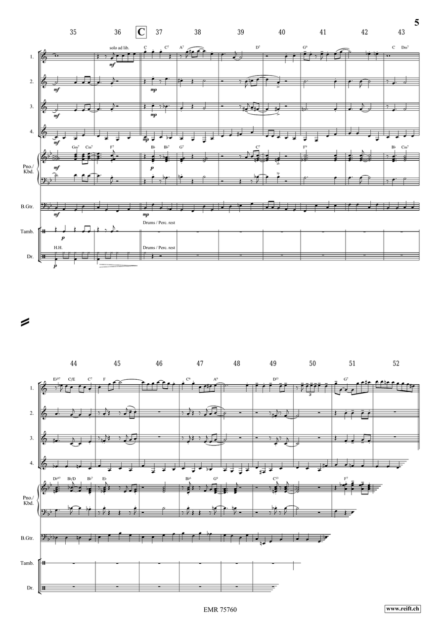 Indiana Indiana Clarinet Quartet scores gallery preview page 5