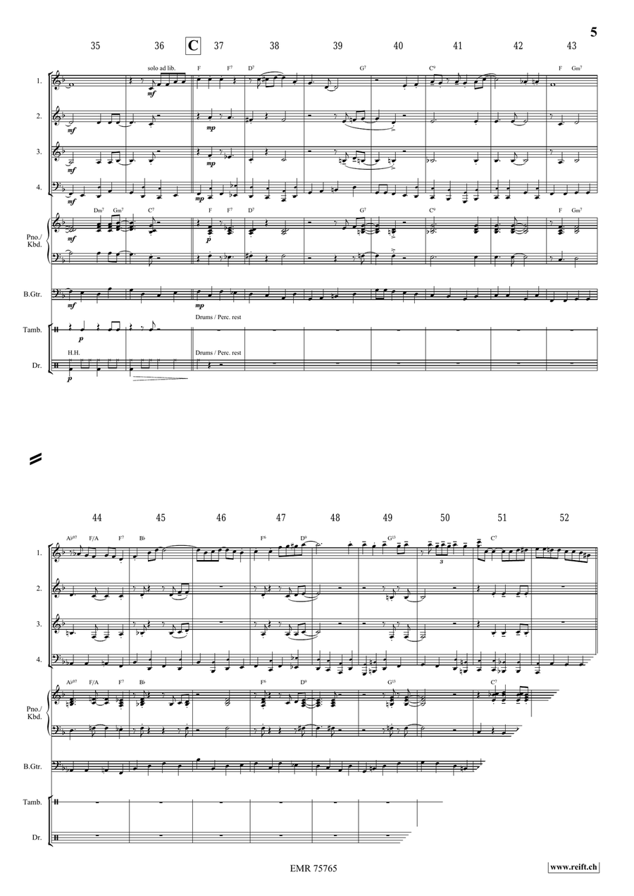 Indiana Indiana Brass Quartet scores gallery preview page 5