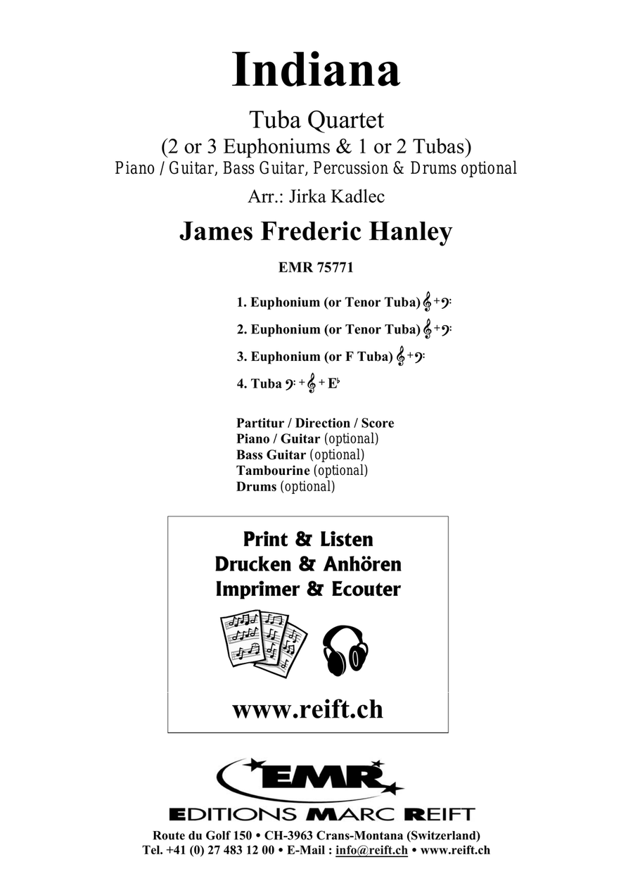 Indiana Indiana Tuba Quartet scores gallery preview page 2